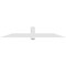 Ekena Millwork Eugene Architectural Grade PVC Gable Bracket, 96"W x 16"H x 4"D x 6"F, 4/12 Pitch GBP096X16X0406EUG00 - alternate 3